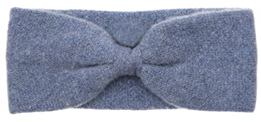 Zwillingsherz Stirnband aus 100% Kaschmir - Hochwertiges Kopfband im Uni Design für Damen Frauen Mädchen - Wolle - Haarband – warm und weich perfekt für Frühjahr Herbst Winter - jns
