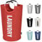 DOKEHOM 90L Large Laundry Basket, Collapsible Laundry Bag, Freestanding Tall Clothes Hamper, Foldable Washing Bin (Red)