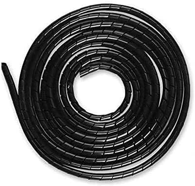 AGPTEK Kabelschlauch, Kabelschutzschlauch 12-25mm, 6m Organizer Kabelkanal, Kabelhülle Schutz, Flexible Kabelsalat, Schwarz