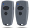 pepape 2 pcs Télécommande Garage pour Marantec Digital 302, 304, 382, 394, 392, 313, 321, 323 433MHz, Compatible avec Marantec 433,92MHz Multi-bit d'ouverture de Porte de Garage