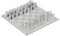 Juego de ajedrez de Vidrio de chupito Transparente, Tablero de ajedrez de Vidrio de 10x10 Pulgadas con Piezas de Tazas de 32 Piezas, Juego de Disparos, Sets Divertidos para Adultos, niños