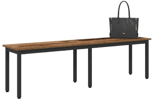 vidaXL Bank Altholz 160 x 35 x 45 cm Holzwerkstoff, Moderner rechteckiger Essbank, stabile Möbel fürs Wohnzimmer, stylische Innensitzgelegenheit, Holzdesign