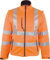 Prevent Warnschutz-Softshell-Jacken 8060O, leuchtorange, Gr. XL