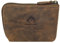Greenburry Vintage Schlüsseltasche Leder Schlüsselmäppchen braun | 11x8cm