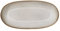 Bloomingville Serviertablett Sandrine, grau, Keramik, 42 x 21 x 3,5 cm
