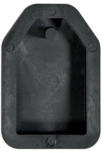 Rayher Schmuckbeton-Gießform: Anhänger Tag, 2,3 x 3,9cm, Thermoplastisches Elastomere, Schwarz, 11,5 x 8 x 0,8 cm