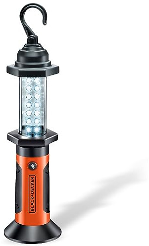 BLACK+DECKER BFMAKB2 - Mini-14-LED-Arbeitsleuchte mit drehbarem Schwenkgelenk (im Lieferumfang enthalten 3X AA)