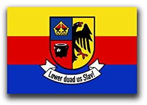 Nordfriesland Aufkleber Sticker Emblem Noordfreesland Lewer 10x6cm#A4269