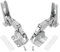 SPARES2GO Hettich 5.0 41.5 Typ integriertes Türscharnier-Set kompatibel mit Homeking HUL136 Kühl-Gefrierkombination (linkes & rechtes Scharnierpaar)