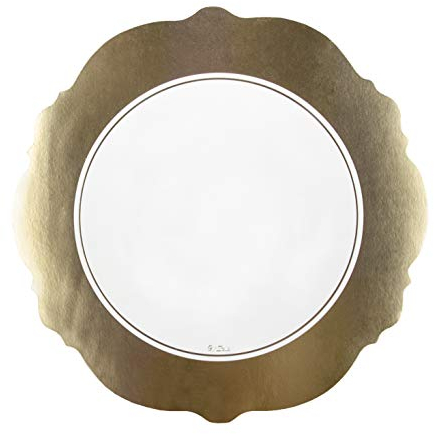 Idea party Sottopiatto 33cm Gold Liberty 4pz