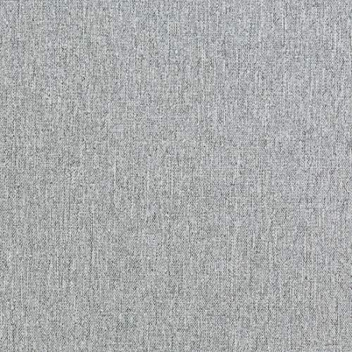 HEKO PANELS Bristol Polsterstoff Premium Schmutzabweisend Meterware - z.B. Stoff für Stühle oder Eckbank Bezug- Hellgrau