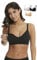 HOFISH Women's Maternity Nursing Bras Seamless 3 Pack Deep V Neck Push Up Bra for Breastfeeding with Extenders & Clips(3 BlackBeigePink,M)