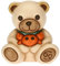 THUN - Cancro Teddy Stars - Living, Icone - Ceramica - 6,5x5,5x7,3cm h