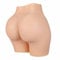 RTIA Vollsilikon-Po-Höschen Gepolsterte Push-Up-Hose Gesäß Hüften Body Shaper Enhancer Butt Lifter Shaper Control Shorts,Braun