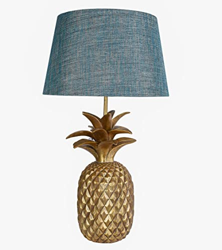 Tischlampe Ananas Tischleuchte Pineapple Lamp Nachttischlampe Leuchte Gold cw209 Palazzo Exklusiv