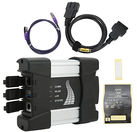 Fockety OBD2-Scanner, Professionelles OBD2-Auto-Diagnose-Scan-Tool-Programmierwerkzeug, Tragbarer Kfz-Fehlercodeleser für Motorprüfung für B C, für Cooper, für Rolls Royce