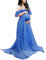 LAEMILIA Robe Grossesse Shooting Photo Robe Femme Enceinte Eté Robe Maternité Dentelle Tenue Grossesse Photographie Elégante pour Plage Mariage Soirée Cocktails Cérémonie S-XXL