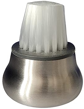Provance Stainless Steel Mushroom Brush, Soft Bristles, 40g, Silver