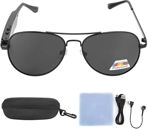 Bluetooth Glasses, Smart Polarized Sunglasses with Bluetooth Speaker Sunglasses Outdoor Sport Headphone Music Audio Glasses for Men Women