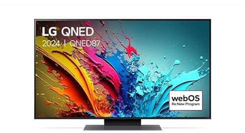 TV QNED LG 65QNED87 164 cm 4K UHD Smart TV 2024 Noir et Gris