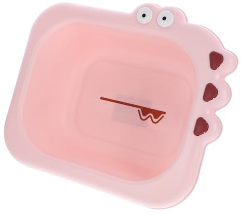 IWOWHERO Tragbares Babywaschbecken Für Kleinkinder Cartoon-design Waschbecken Für Neugeborene Gesichtsbadewanne Für Po Füße Gesicht Hände