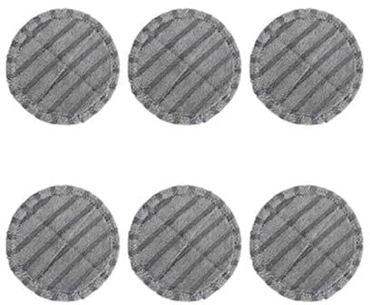 MEXWLOP Electric Mop Head Brush With Water Tank Replacement, for Dyson, for V7 V8 V10 V11 V15 Vacuum Cleaner Detachable Cloth Mop Accessories Robot Mop Pad Replacement(Mop Cloth-6pcs)
