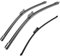 Escobillas de limpiaparabrisas 3 Piezas De Limpiaparabrisas Para Coche Para SEAT Para Toledo MK4 2012 2013 2014 2015 2016 2017 2018 Escobillas Limpiaparabrisas Delanteras Y Traseras(3 PCS)