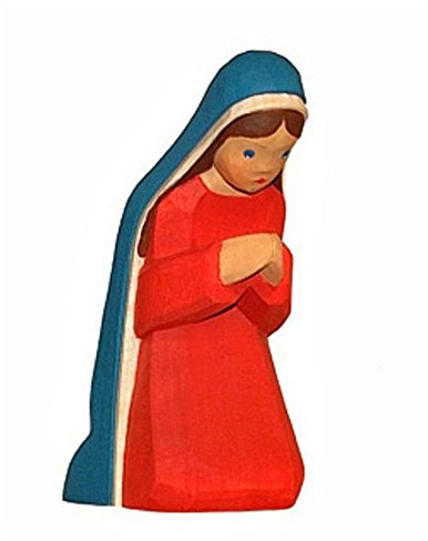 Maria (handgeschnitzte Krippenfigur)