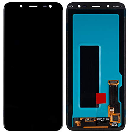 swark Écran AM-OLED compatible avec Samsung Galaxy J6 2018 SM-J600 Noir (sans cadre) Écran LCD tactile Digitizer Assembly Verre + Outils