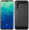 cofi1453® Silikon Hülle Bumer Carbon kompatibel mit ZTE AXON 10 PRO Case TPU Soft Handyhülle Cover Schutzhülle Schwarz