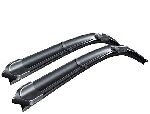 Mossa Vordere Scheibenwischer kompatibel mit Mercedes-Benz C Klasse W204 (01.2007-12.2014) - flache Premium Wischerblätter