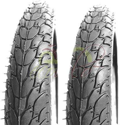 ECOVELO 2 neumáticos 14 x 1,75 (47-254) para bicicleta de niño | Neumáticos de carretera negros de goma Bike