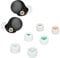 kwmobile 6X Ersatz In Ear Kopfhörer kompatibel mit Sony WF-1000XM4-3 Größen - Polster Ohrstöpsel In-Ear Ohrhörer - Weiß