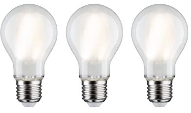 Paulmann 29093 Filament 230V LED Birne E27 3er-Pack 3x9W 3x1055lm 60mm Matt Glas 4000K