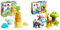 LEGO 10981 DUPLO My First Wachsende Karotte, Stapelspielzeug für Babys ab 1 & 10971 DUPLO Wilde Tiere Afrikas Spielzeug-Set für Kleinkinder mit Tierfiguren und Spielmatte, Lernspielzeug ab 2 Jahre
