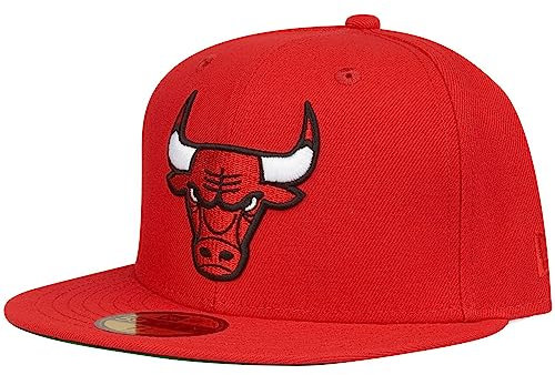 New Era 59Fifty Fitted Cap - NBA Chicago Bulls rot - 7 1/8