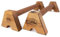 Aries Athletics Midletts Liegestützgriffe aus Holz mit extra langen Griffen für Calisthenics/Yoga/Krafttraining – Handmade in Germany – Nachhaltige Push Up Liegestütz Griffe - Sand