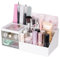 Kiperline Organisateur de maquillage avec petits tiroirs, Blanc rangement make up pour coiffeuse, salle de bain, bureau