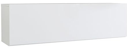 Composad | Hängeschrank der Linie Mundi mit 1 Klappe, modernes und Elegantes Wohnzimmermöbel, (BxHxT) 123 x 35,7 x 28,5 cm, Farbe weiß lackiert, hergestellt in Italien