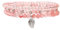 XQMMGO Perlenarmband Damen, Boho Schmuck Armband, Mehrschichtiges Armbänder, Armband Mit Anhänger, Kristall Stretch Damen Armband, Frauen Damen Geburtstagsgeschenk (Rosa)