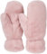 styleBREAKER Damen Fäustlinge aus kuscheligem Fake Fur Material - Weiche und warme Kunstfell Winterhandschuhe 09010050, Farbe:Altrose