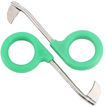 Hemobllo 2 Stücke Feine Edged Ring Cutter Grün Bellen Garten Trimmen Schere Werkzeug Stahl Kunststoff Baum Entrindung Werkzeug