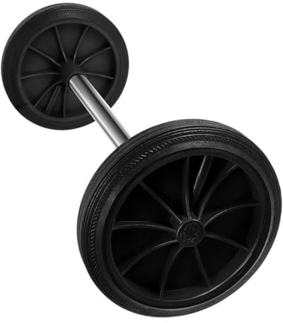 LAPYAPPE 1ensemble Roues De Rechange Universelles Pour Conteneurs De Déchets De Roues Avec Pour Faciliter Le Transport Des Poubelles Extérieures