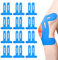 ARTGUTS 12 Stück Precut Kinesiotapes Knie, Wasserfestes Knieschutz Kinesiotape,Elastisches Physio Tape für Knieschmerzen beim Sport (Blau)