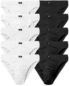 H.I.S Herren Herren Slips mit bequemer Passform aus elastischer Baumwolle | Komfortbund, Baumwoll-Mix: Elastisch & formstabil, figurbetonter Schnitt