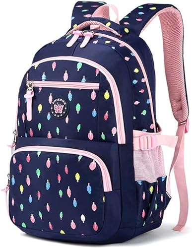 Rucksack, Schultasche für Kinder Kleinkinder Studenten Bookbag Lässiger Tagesrucksack Laptop Rucksack Outdoor Reisetasche - Idee für Mädchen Alter 3 4 5 6 7 8 9 10 Jahre alt - Blau