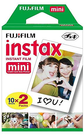 Fujifilm Instax 1 x 20 Mini Film pour Instax Mini 8, Mini 90.