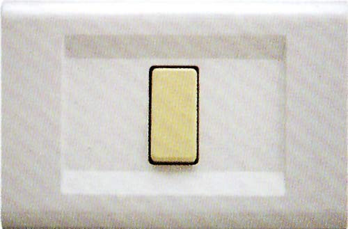 COPRINTERRUTTORE tipo MAGIC (IN ABS BIANCO 1 fori)