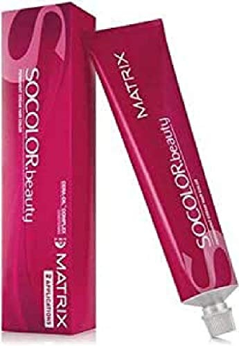 Matrix Mx 6Aa Dark Bld Ash Ash G26 90 ml - Ammoniakfreie, Parabenfreie Permanent Haarfarbe Creme für dunkles Blond und Aschblond - 1 Stück