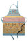 Maison d' Hermine Schürze, 100% Baumwolle, 1 Stück, verstellbarer Nackenriemen, Schürze mit Mitteltasche und langen Bändern für Damen, Herren, Koch, Marquise – Frühling/Sommer (70 cm x 85 cm)